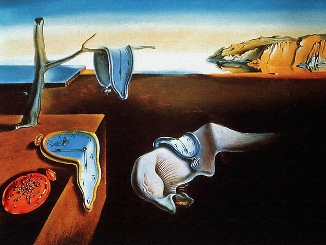 6. "Belleğin Azmi", Salvador Dali, 1931.