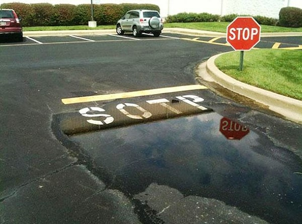 1. Автор этой дорожной надписи