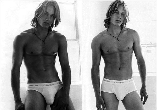 5. В тот же год в Лос-Анджелесе он подписывает контракт с Calvin Klein!