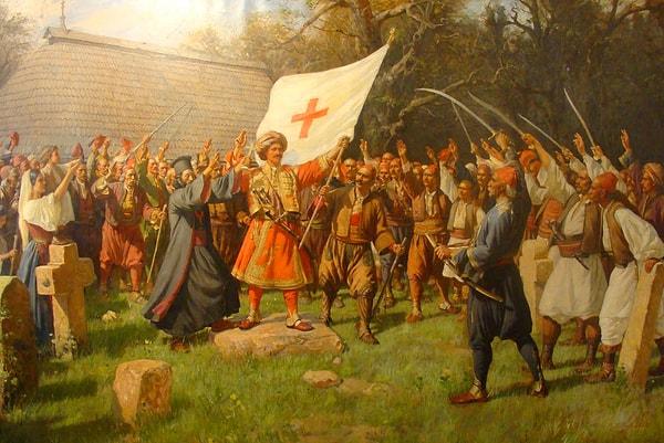 1809'daki Çegar muharebesi esnasında bir grup Sırp ayaklanır...