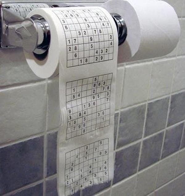 11. Sudokulu Tuvalet Kağıdı