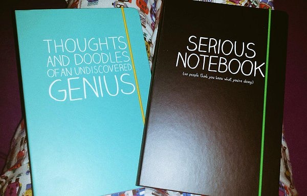 2. Still, you can convince yourself that you need a new notebook at any given moment.