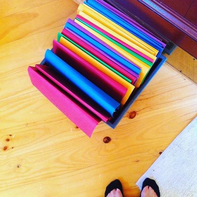 18. And rainbow-coloured stationery has a special place in your heart.