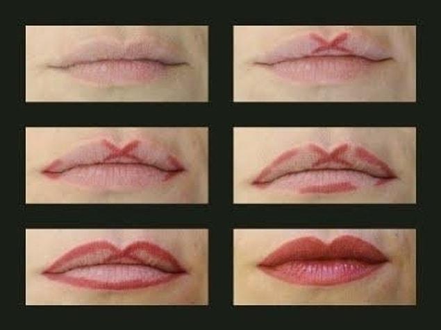 18. Having defined lips is easy. Just follow these steps below before you put on your lipstick.
