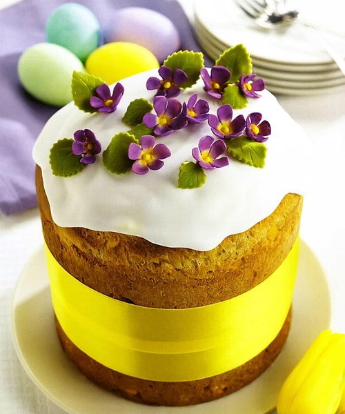 Цветки из марципана