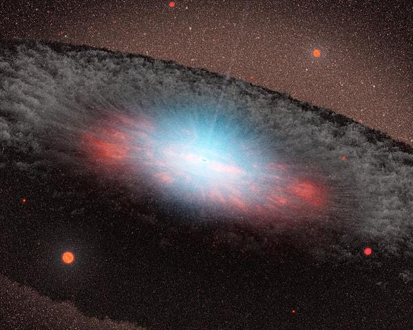 Kara deliğe ev sahipliği yapan kuasarı tanıttığımıza göre, direkt olarak kara deliğin kendisinden bahsedelim.