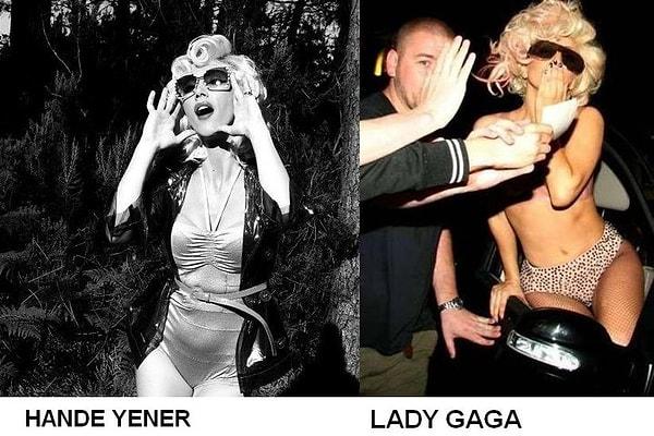 Ülkemizin Lady Gaga şubesi Hande Yener ise, şimdilik sessizliğini koruyor.