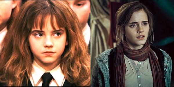 8. Harry'nin en yakın arkadaşlarından Hermione Granger.