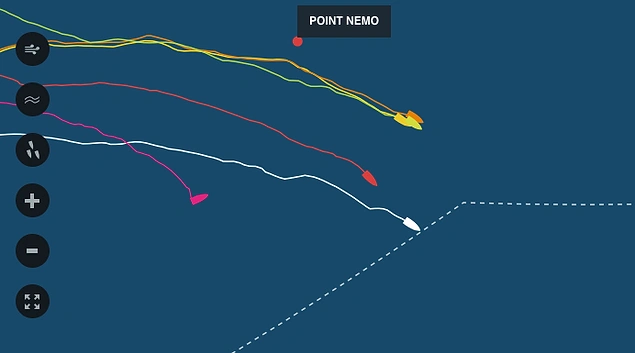 Точка немо координаты гугл карты