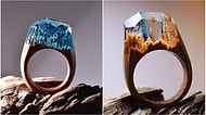 İçlerinde Minik Manzaralar Barındıran El Yapımı 15 Harika Yüzük