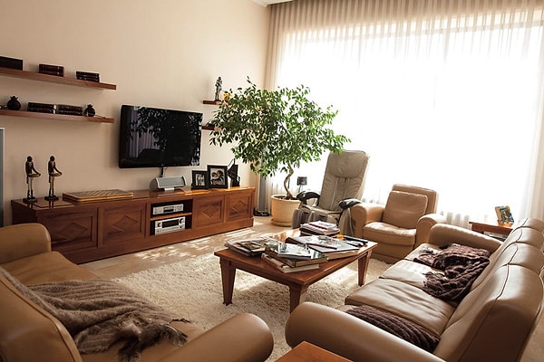 5. В этом доме есть гостиная в пастельных тонах