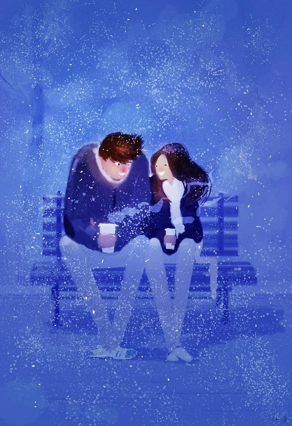 6. Промерзнуть до костей на морозе, потому что вы не хотите расставаться