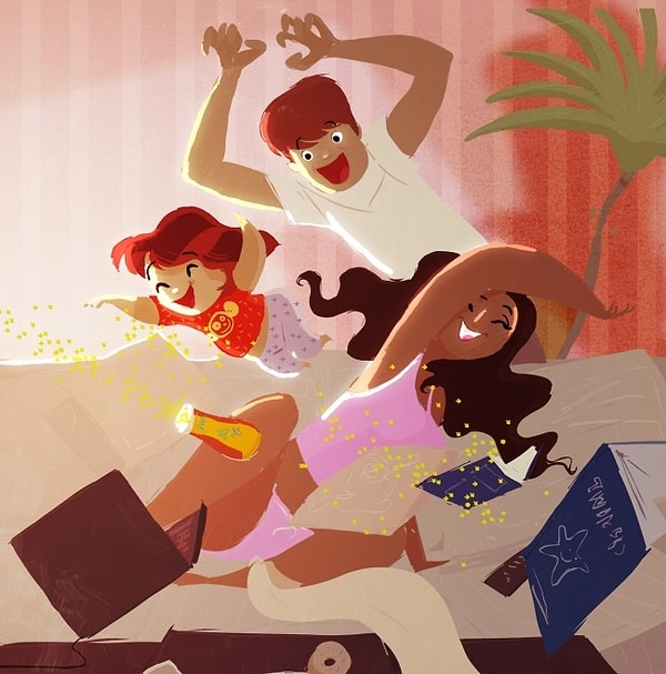 14. Резвиться с детьми до упаду