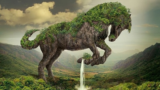 Человек Vs. Природа: 15 сюрреалистичных иллюстраций