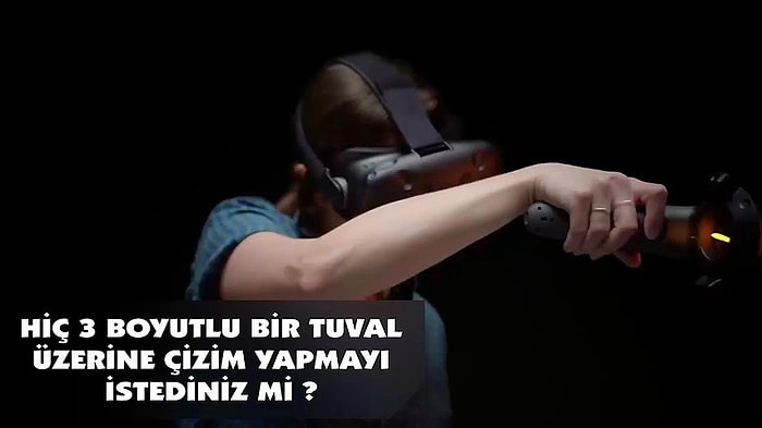 Hiç 3 Boyutlu Bir Tuval Üzerine Çizim Yapmayı İstediniz mi?