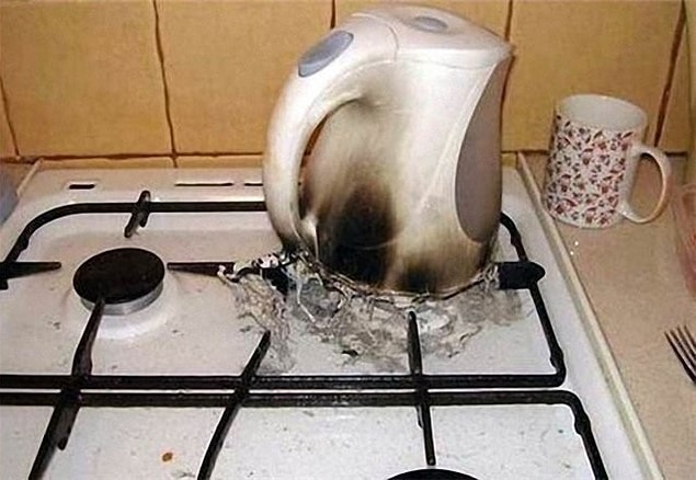 9. Aha! You can now boil water twice as fast! Oh wait...