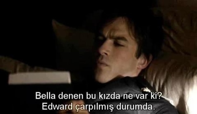 27. Vampir, vampirin halinden anlamıyorsa biz nereden anlayalım. 😁