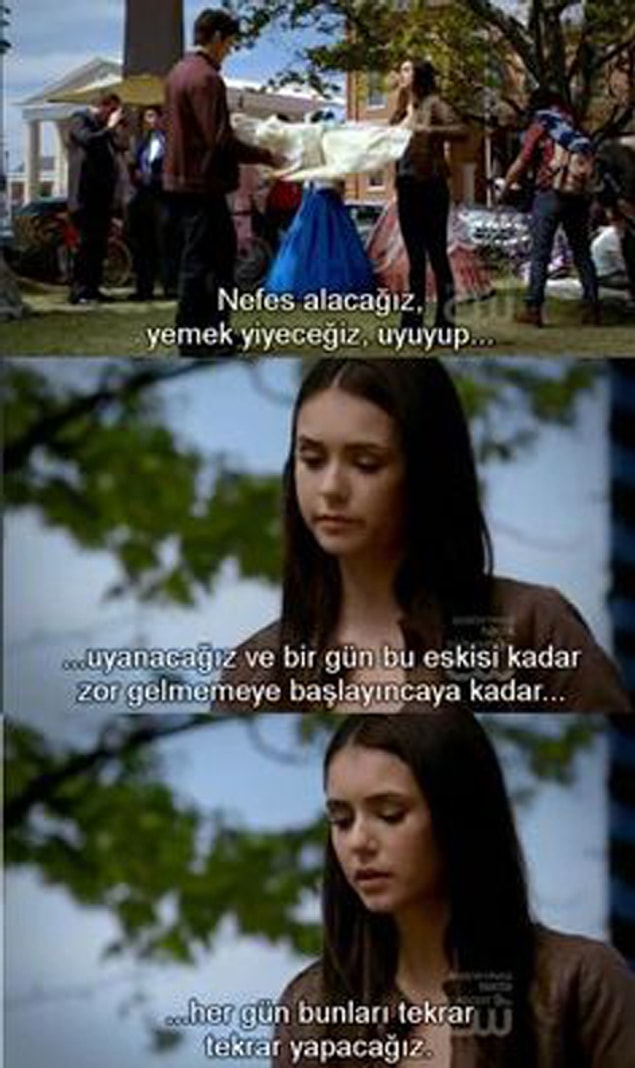 7. İşe gideyim, işten eve döneyim, uyuyayım, uyanayım, işe gideyim, işten eve döneyim... Böyle şeyler yapayım hep. 😄