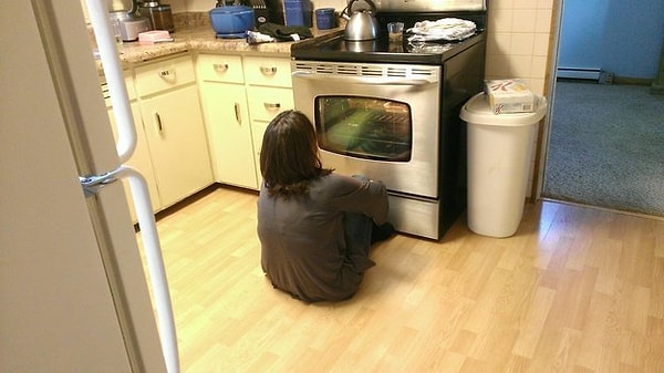 11. Новая печь просто гипнотизирует :)