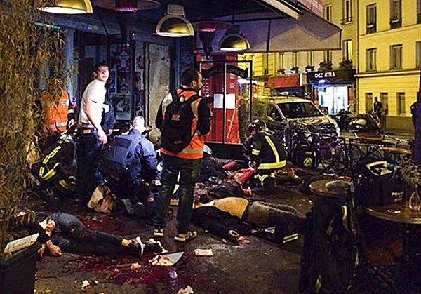10. Paris'te yapılan terör eylemlerinde 137 kişi hayatını kaybetti. 368 kişi yaralandı.