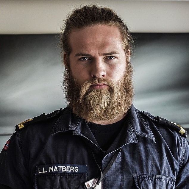 3. He is an officer in the Norwegian navy.