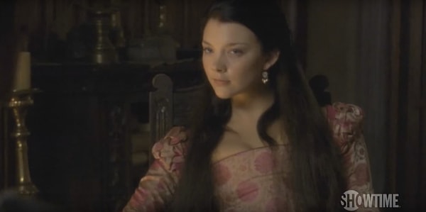 Натали Дормер в роли Анны Болейн в сериале "Тюдоры"