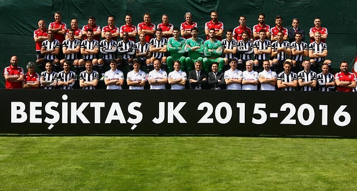 Beşiktaş, 2015-2016 Sezonu Anısına Poster Çekimi Gerçekleştirdi