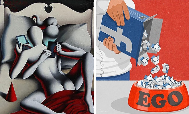 20 Сатирических иллюстраций на тему интернет-технологий