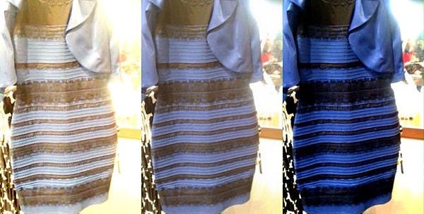 12. Son olarak sosyal medyada da çok tartışılan ve uzun süre gündem olan bu elbise hangi renktir?