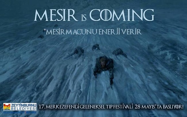 2. Mesir macunu yiyerek Duvar'ı bile aşabilirsiniz.