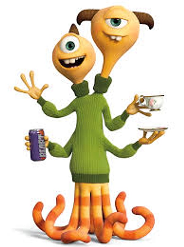 4. Стас Ярушин и Арарат Кещян – Терри и Тэрри в «Университет монстров»