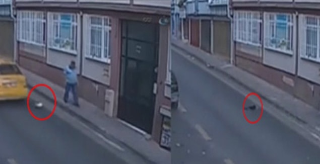 Sonra da hiçbir şey olmamış gibi yoluna devam eden 'insanlar'.