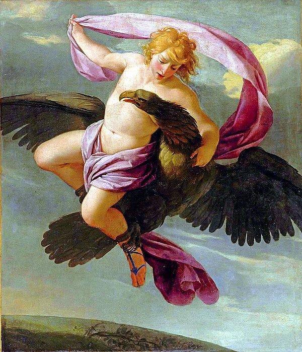 20. Jüpiter'in yedinci uydusu Ganymede, ismini sonradan Zeus'un isteğiyle tanrılara içki dağıtmakla sorumlu tutulan yakışıklı bir Truva prensinden alır.