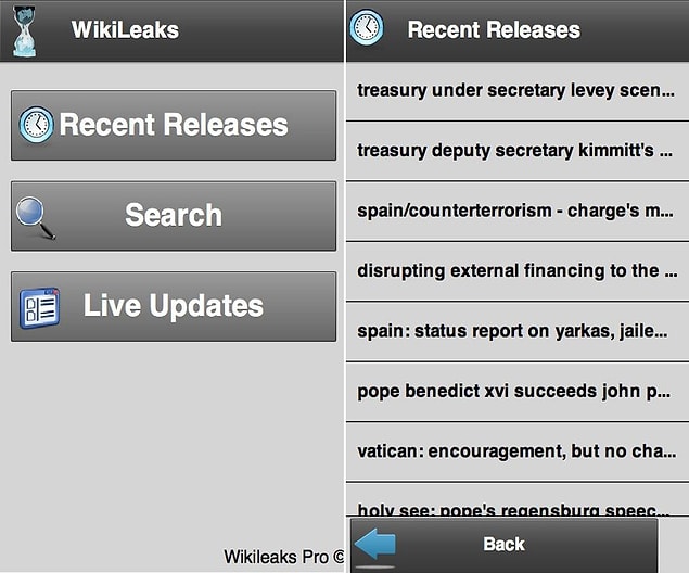 8. Wikileaks