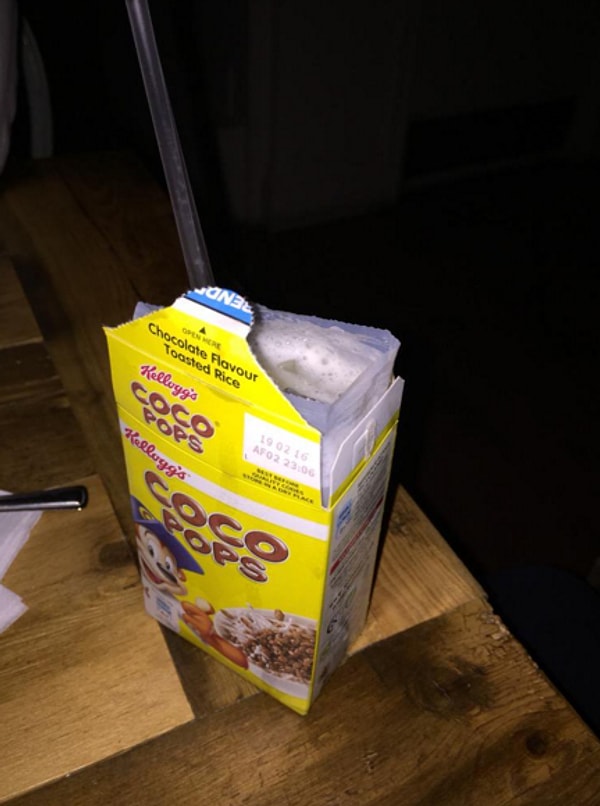 6. А для тех, кто постарше, можно взять целую коробку из-под хлопьев