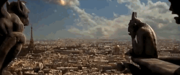 16. Armageddon (1998) filmindeki gök taşı düşme anı.