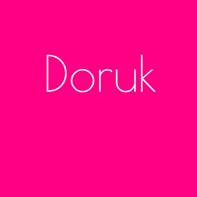 Doruk!