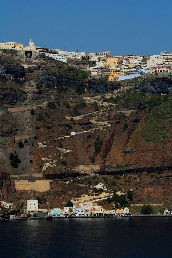 7. Лестница Санторини. Греция.