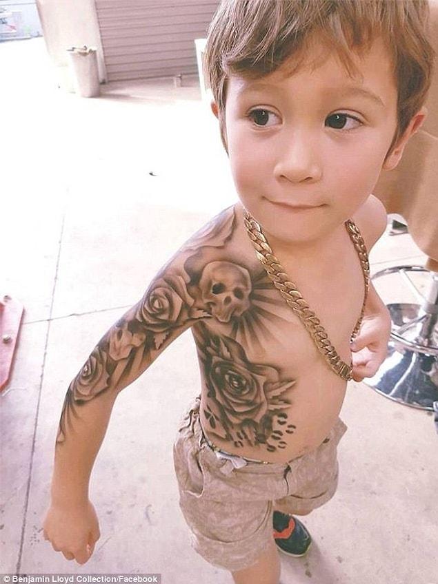 1. New Zealand 'airbrushing' artist gives sick kids fake tattoos to cheer them up a little bit.