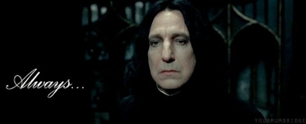 6. Не важно, как отчаянно Дж. К. Роулинг пыталась тебя провести, ты *ВСЕГДА* чувствовал, на чьей стороне был Снейп на самом деле