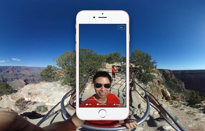 Facebook'a 360 Derece Fotoğraf Desteği