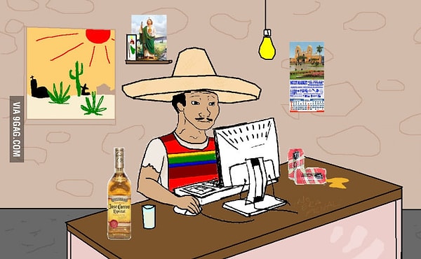 7. "Что приходит на ум моим знакомым, когда я говорю, что я мексиканец"