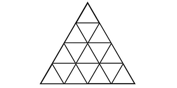 2. Burada kaç tane üçgen var?