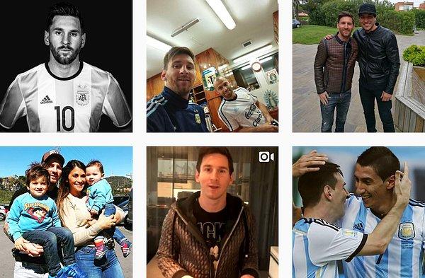 19. Leo Messi (@leomessi) - 44.9 milyon takipçi