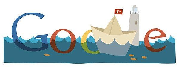25. Türk Denizcilik ve Kabotaj Bayramı Doodle'ı