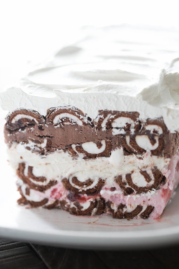 10. Бисквитный торт-мороженое