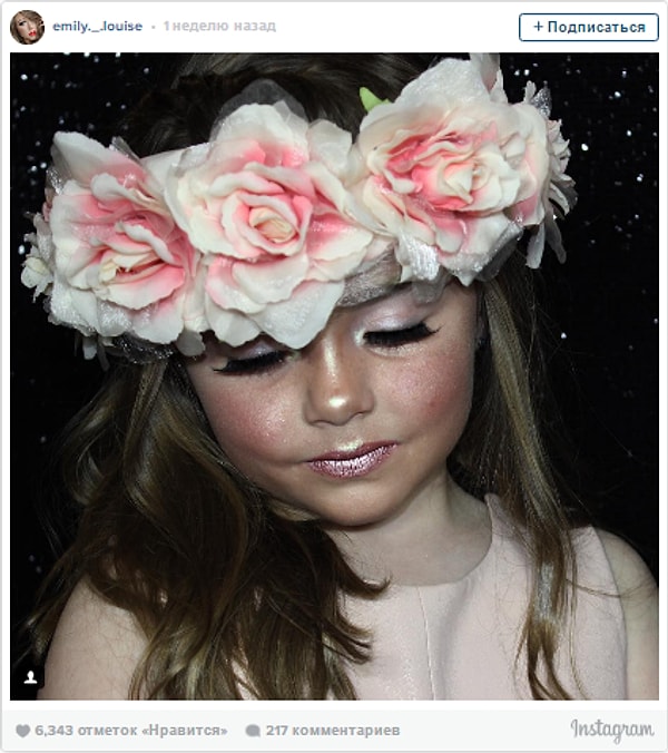 6. Некоторые люди критиковали видео, говоря, что Белла-Роза слишком маленькая для макияжа. Гован сказала, что это глупо и что это просто доставляет удовольствие Белле-Розе.