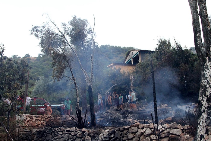 Kabak Koyu'nda Yangın: 19 Bungalov Kül Oldu