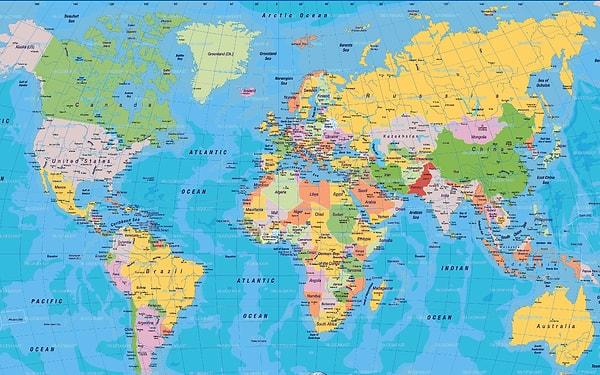 5. "Boylam" dünya haritalarındaki dikey çizgilere verilen addır.