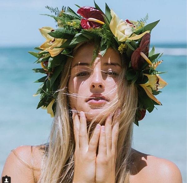 16. Венка в гавайском стиле...